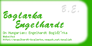 boglarka engelhardt business card